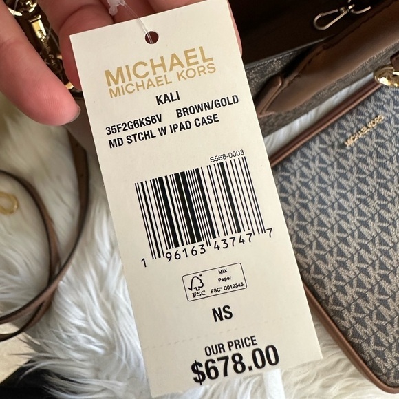 New Michael Kors kali satchel bag with iPad case - Picture 10 of 16